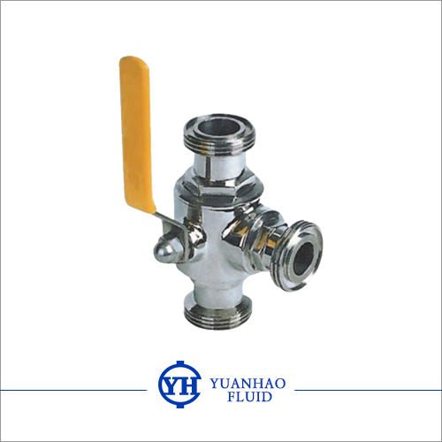 衛生級螺紋三通球閥 Sanitary thread three-way ball valve